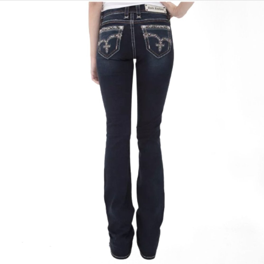 Rock Revival Jazlyn Mid-Rise Boot Stretch Jean 25